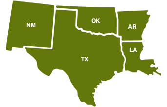 Map of Region 6 State