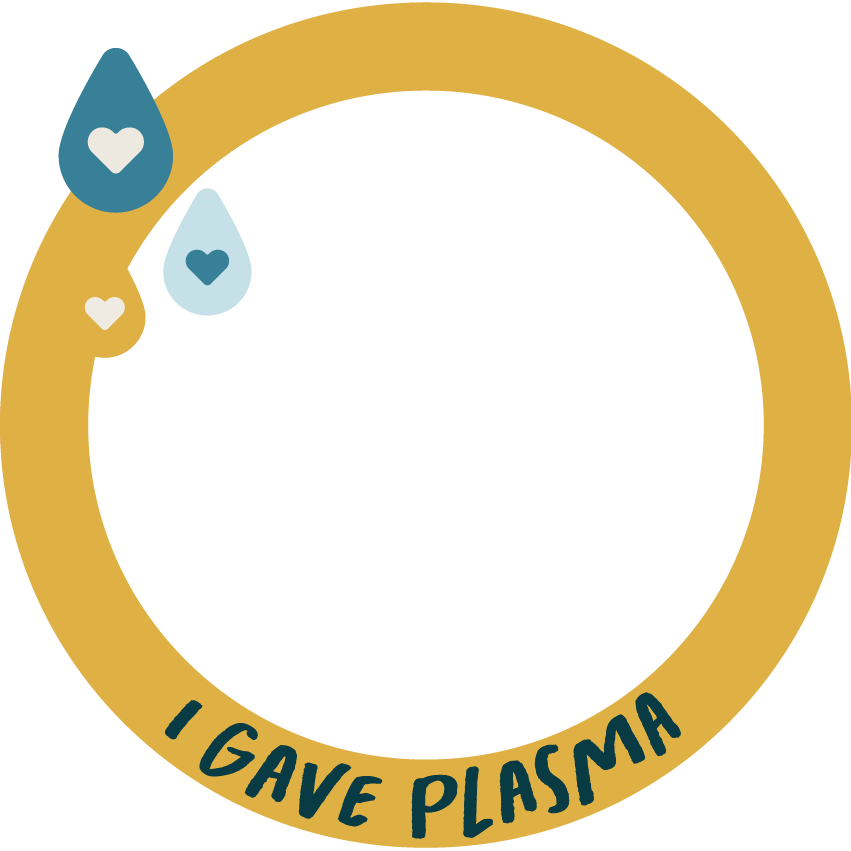 I Gave Plasma (circle)