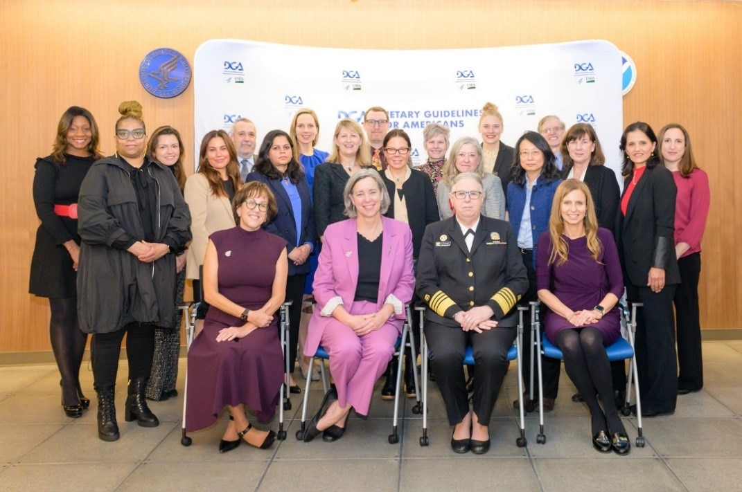 2025 Dietary Guidelines Advisory Committee with HHS Assistant Secretary Rachel Levine, USDA Deputy Under Secretary Stacy Dean and Committee staff leads