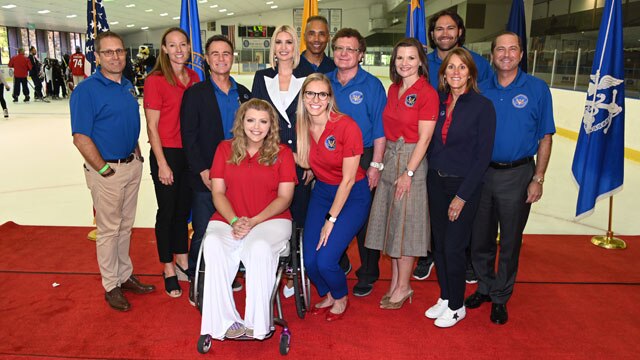 Members of the President’s Council on Sports, Fitness, and Nutrition join Ivanka Trump, Advisor to the President, and HHS Secretary Alex Azar at an event launching the first National Youth Sports Strategy
