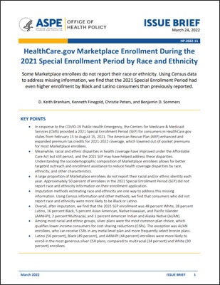 ASPE HealthCare.gov Marketplace Enrollment Fact Sheet