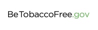 BeTobaccoFree.gov logo.