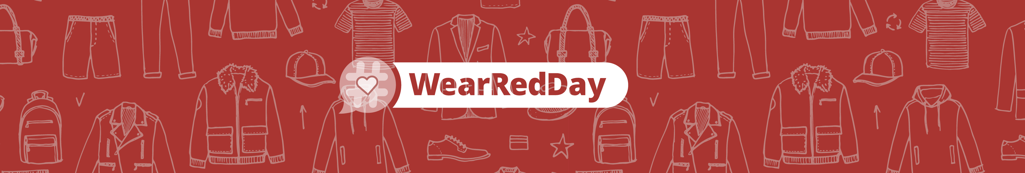 cover linkedIn wear red day 2022