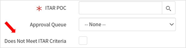 Figure 11: ITAR Does Not Meet ITAR Criteria