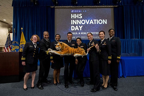 Group photo from HHS Innovation Day