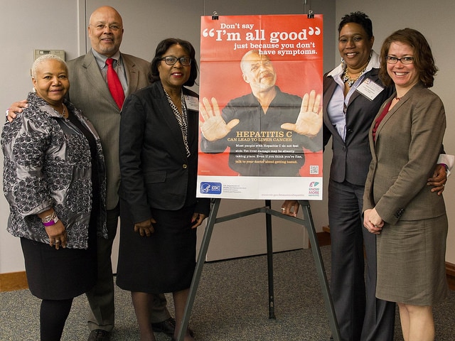 Image of attendees at the hepatitis forum on hepatitis c in African American communities