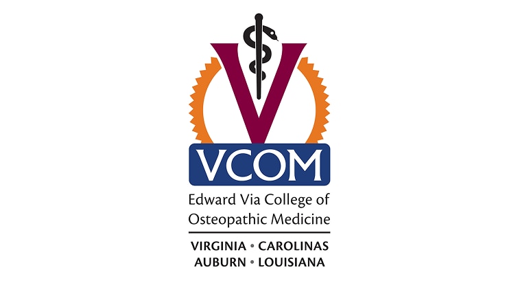 VCOM (Edward Via College of Osteopathic Medicine) logo