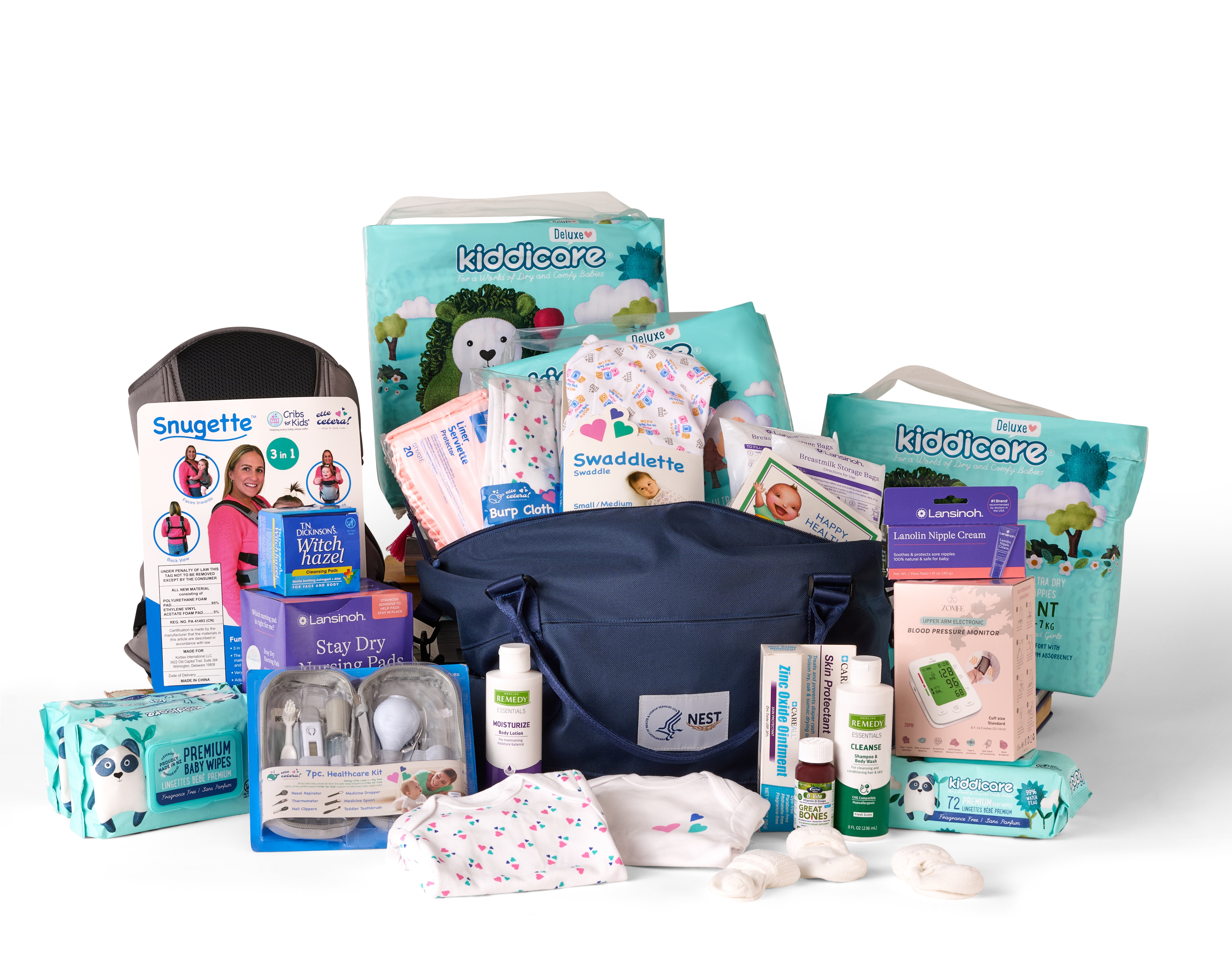 A Newborn Supply Kit from the NEST program