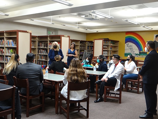 HRSA Administrator Carole Johnson visited Los Angeles announcing a new federal investment in school-based health care that includes 19 California school-based health centers.