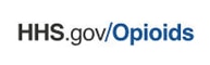 HHS.gov/opioids logo.
