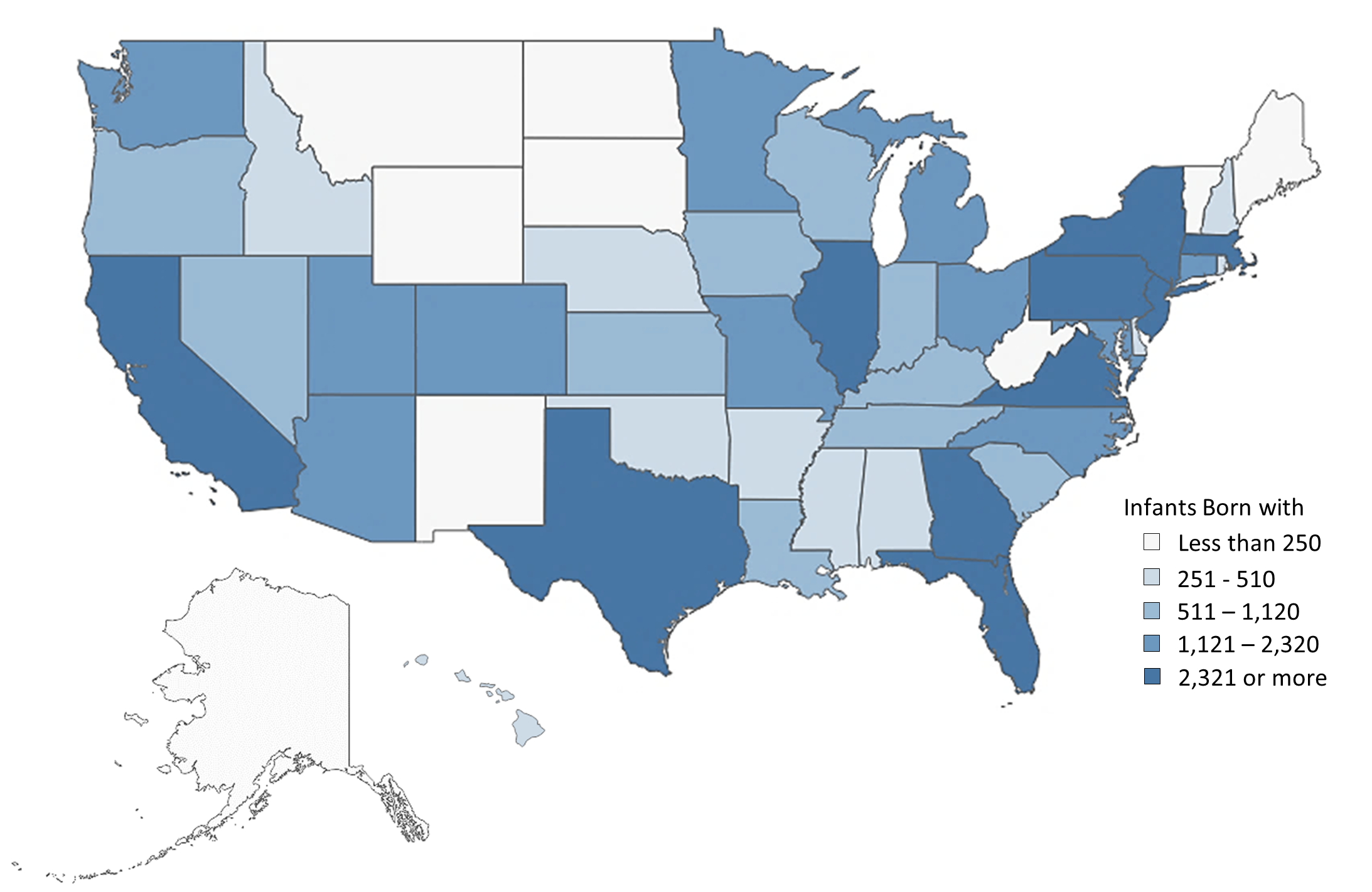 Figure 3: This figure displays a bar chart with the percentage of all live births conceived through the use of assistive reproductive technology (ART) by mother’s race and education.  The overall percentage of live births involving ART is 1.8%.  For each mother’s race category, 0.4% of American Indian or Alaska Native live births, 4.4% of Asian live births involve ART, 0.8% of Black live births, 0.5% of Native Hawaiian or Other Pacific Islander live births, 1.9% of White live births, and 1.4% of live births from a mother with more than one race.  For each mother’s education category, 0.4% of mothers with high school or less education had a live birth involving ART, 1.1% of mothers with some college or an associates degree, 2.9% with a bachelor’s degree, 4.9% with a master’s degree, 6.4% with a doctorate or professional degree, and 3.3% with unknown or not stated education.