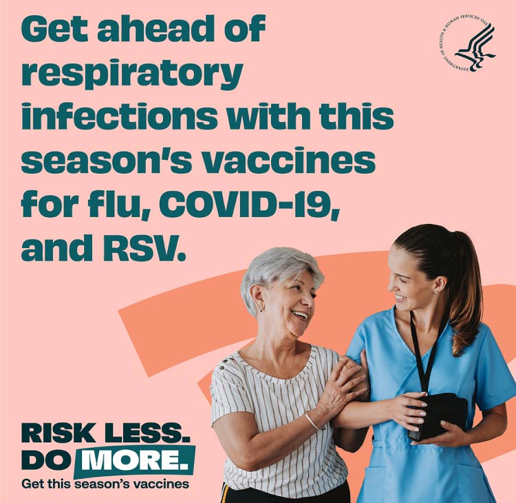 Get ahead of respiratory infections ad for long-term care facility residents thumbnail