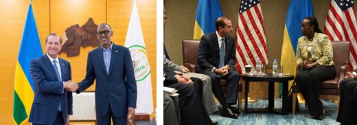 Secretary Azar met with President Paul Kagame of Rwanda and with Minister of Health Diane Gashumba