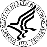 HHS Seal - black and white.