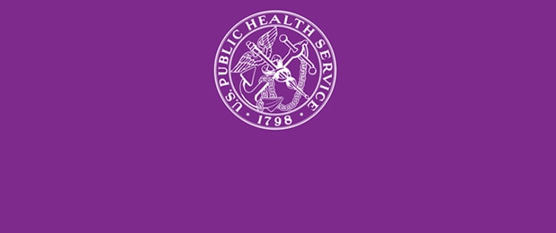 U.S. Public Health Service 1798 logo on a purple background