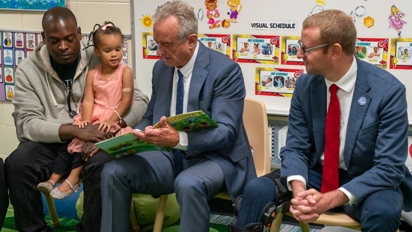 Secretary Kennedy Visited Susan Gray Head Start