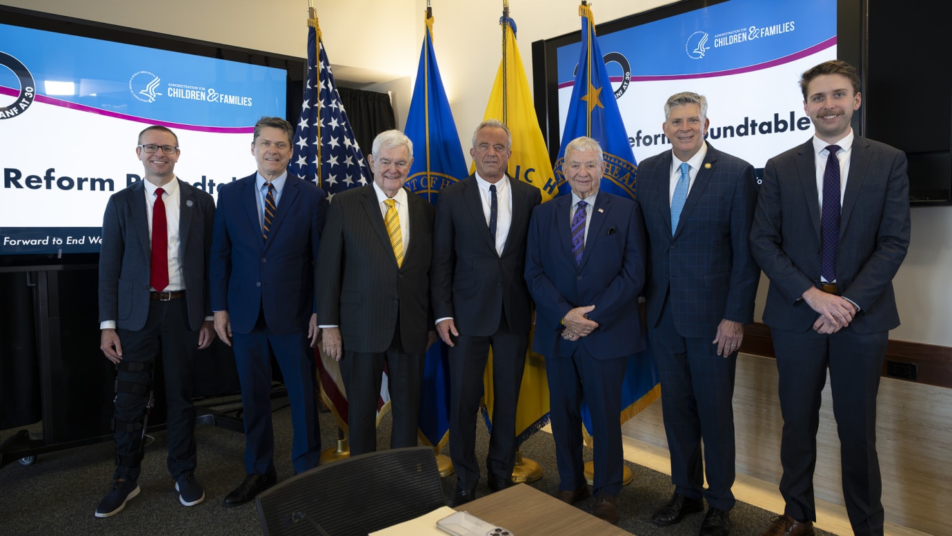 Secretary Kennedy Joined Former House Speaker Gingrich, former HHS Secretary Thompson, and ACF Assistant Secretary Adams to Mark the 30th Anniversary of Temporary Assistance for Needy Families (TANF)