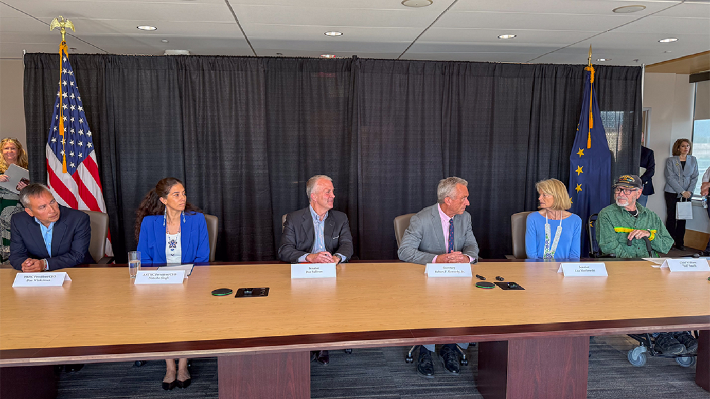 RFK does a press conference in Alaska