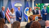Secretary Kennedy, joined by Agriculture Secretary Brooke Rollins, announced the "Harvest to Hallways" initiative