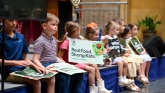 Secretary Kennedy, joined by Agriculture Secretary Brooke Rollins, announced the "Harvest to Hallways" initiative