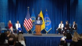 Secretary Kennedy announce historic action to support women's health event in Washington, DC.