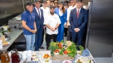 Secretary Kennedy and Secretary Rollins Celebrate Tampa General Hospital signing the Make Hospital Food Healthier Pledge
