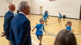 Secretary Kennedy Visited the Newton YMCA