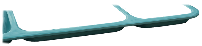 Tray front graphic