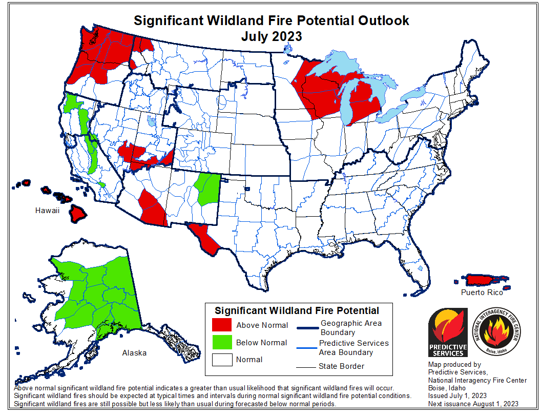 Wildfire Outlook | HHS.gov