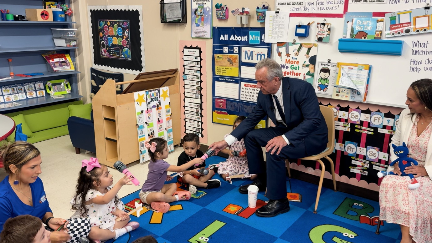 Secretary Kennedy visits a Head Start Center